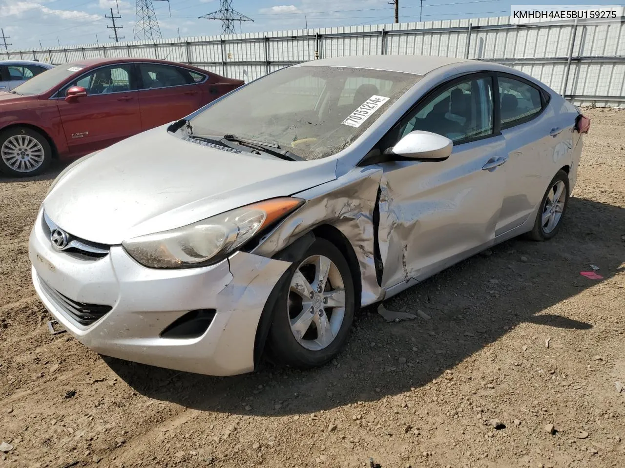 2011 Hyundai Elantra Gls VIN: KMHDH4AE5BU159275 Lot: 70151214