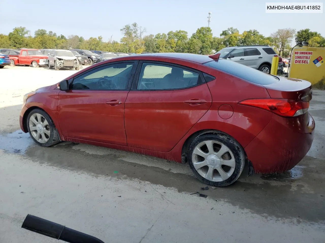 KMHDH4AE4BU141852 2011 Hyundai Elantra Gls