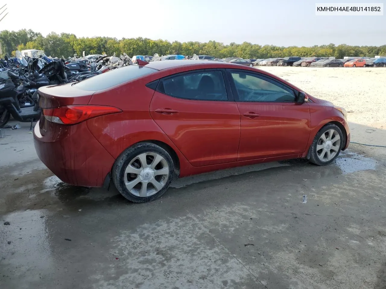 KMHDH4AE4BU141852 2011 Hyundai Elantra Gls