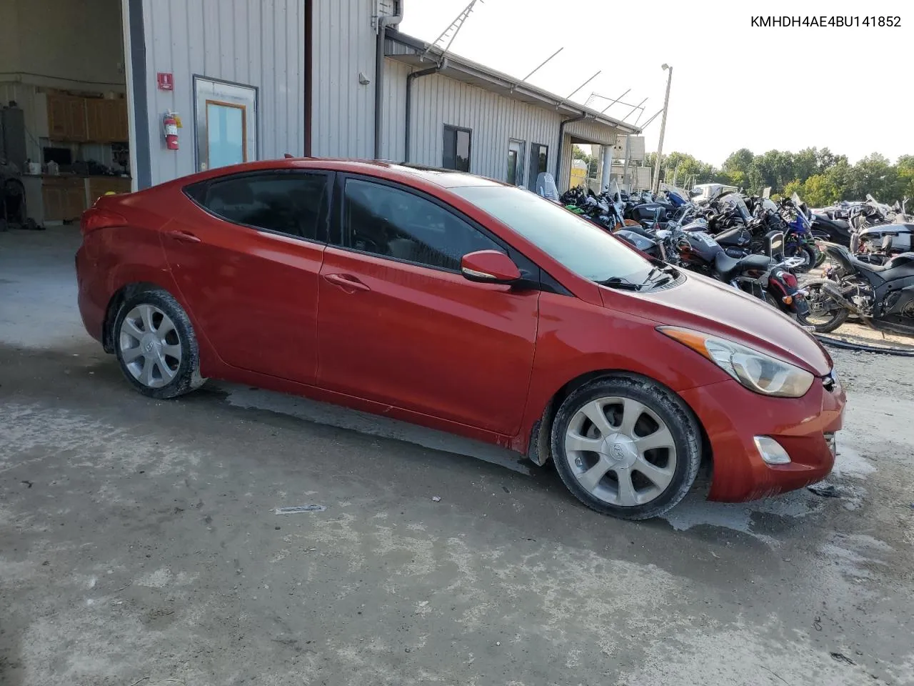 KMHDH4AE4BU141852 2011 Hyundai Elantra Gls