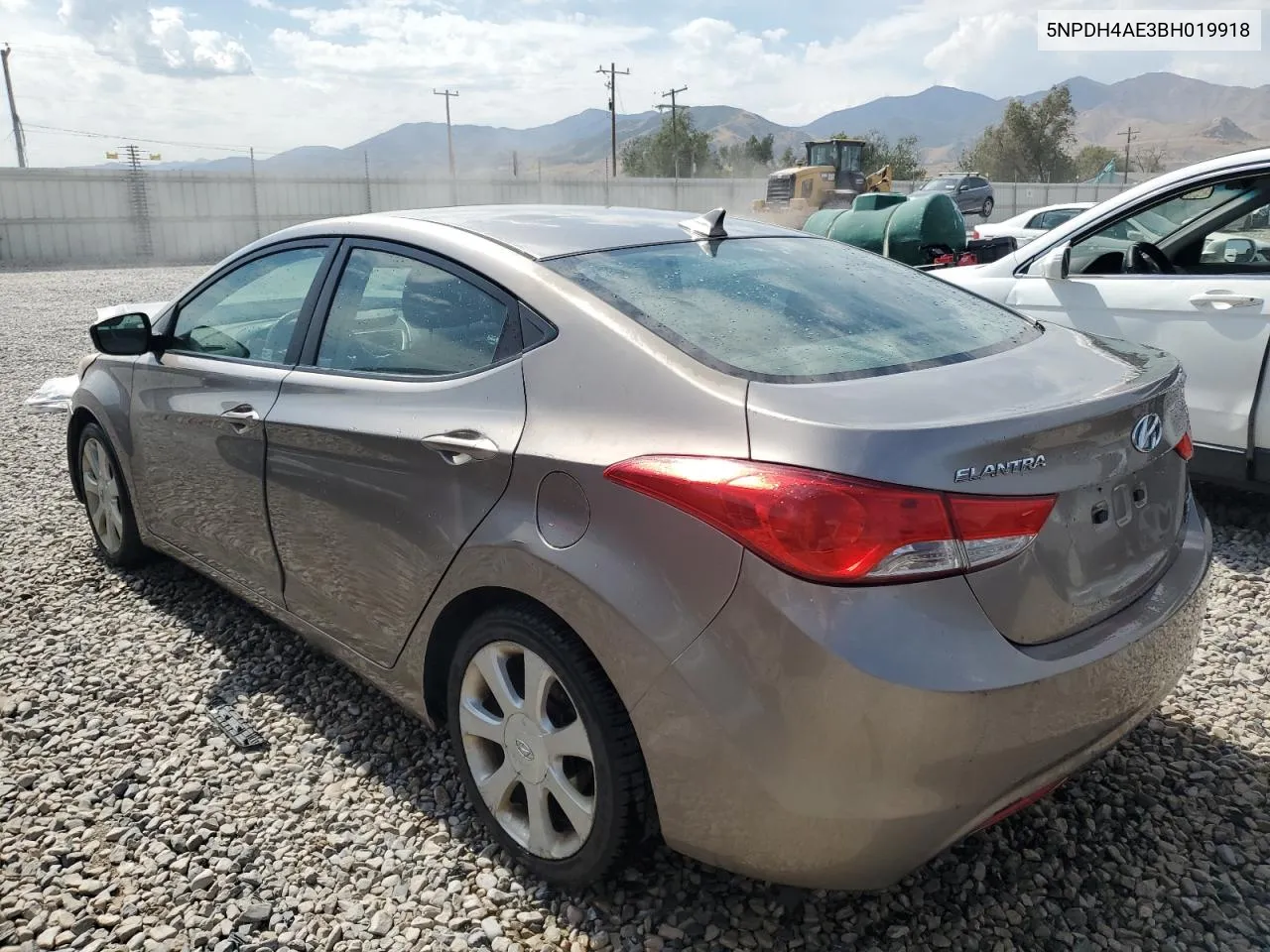 2011 Hyundai Elantra Gls VIN: 5NPDH4AE3BH019918 Lot: 71081434