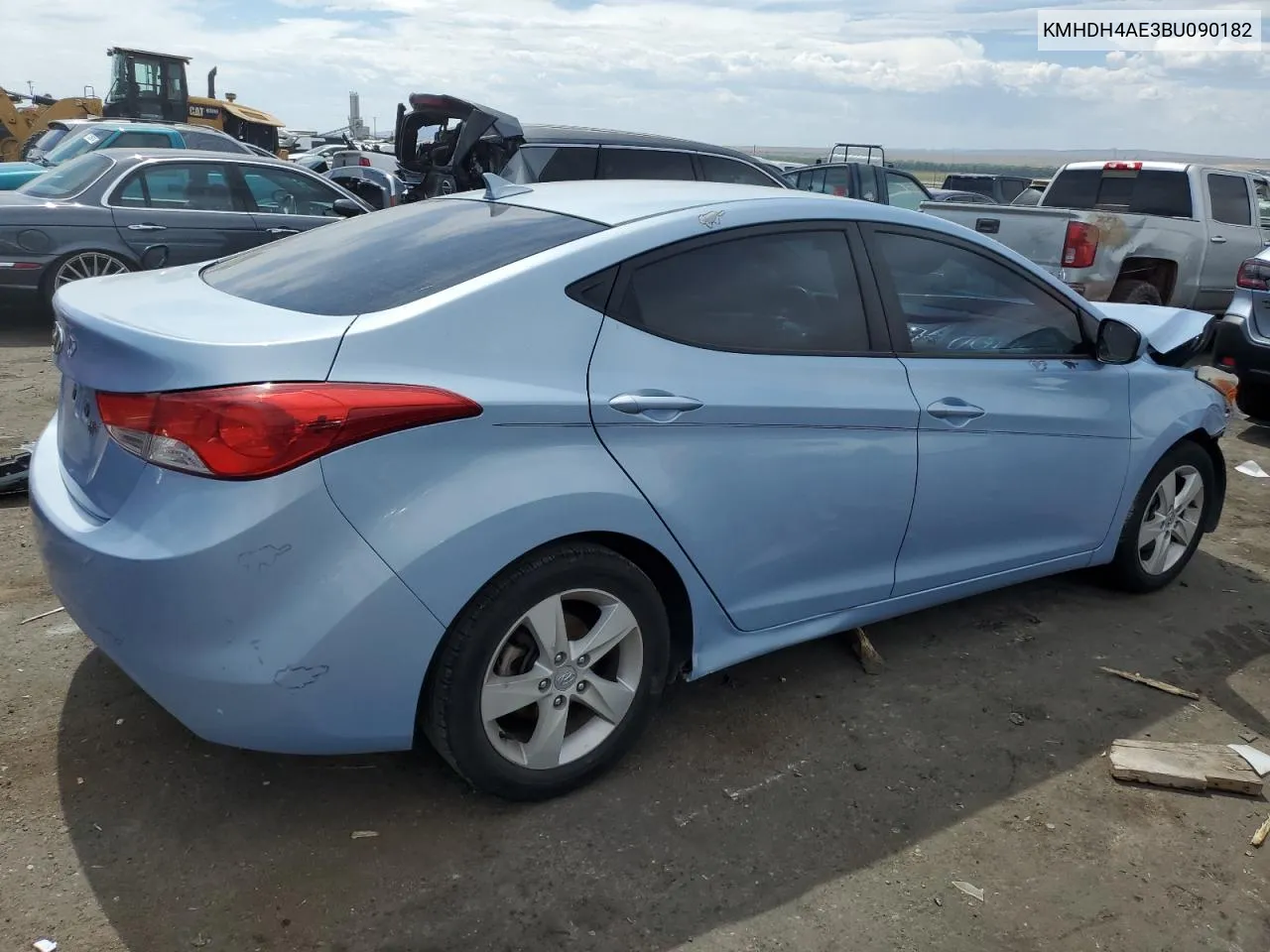 KMHDH4AE3BU090182 2011 Hyundai Elantra Gls