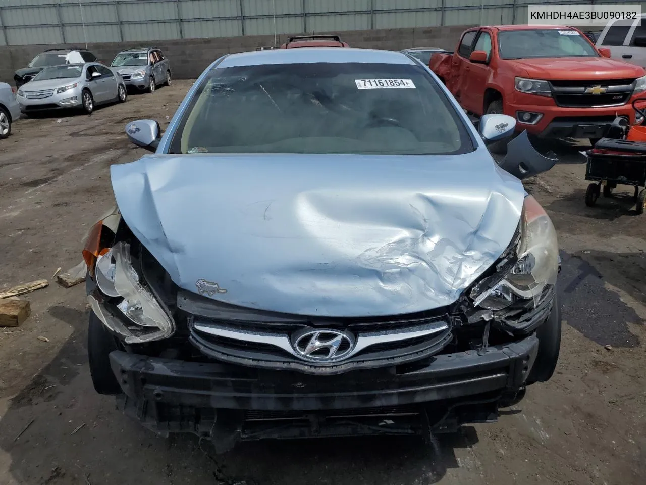 2011 Hyundai Elantra Gls VIN: KMHDH4AE3BU090182 Lot: 71161854