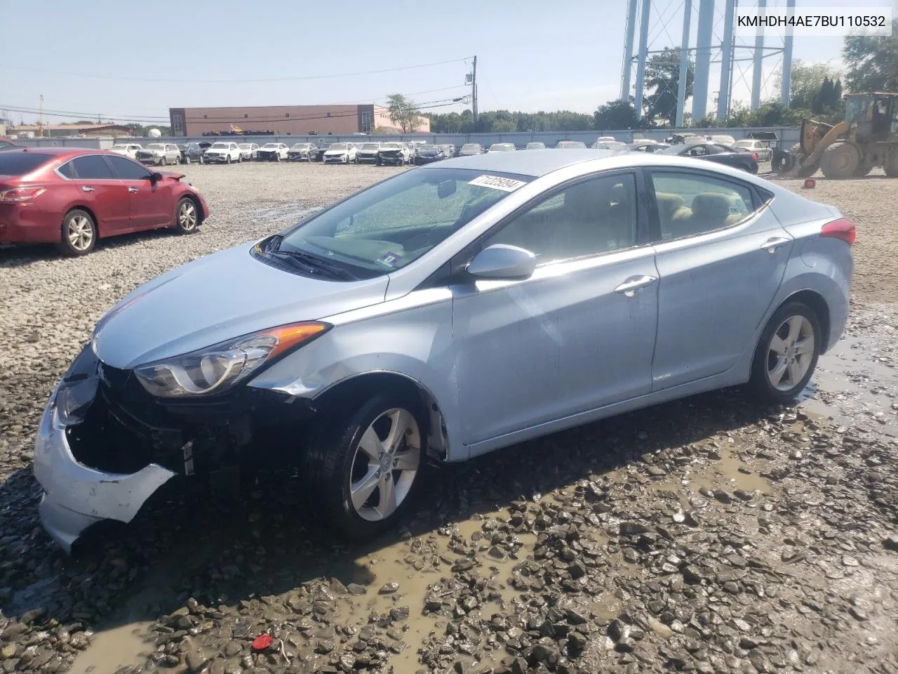 KMHDH4AE7BU110532 2011 Hyundai Elantra Gls