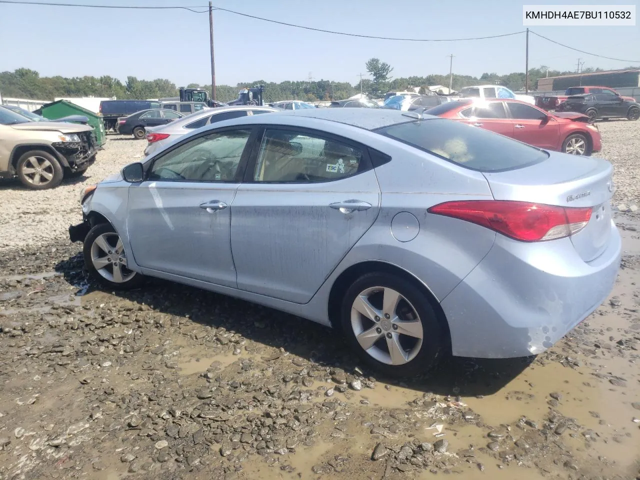 KMHDH4AE7BU110532 2011 Hyundai Elantra Gls