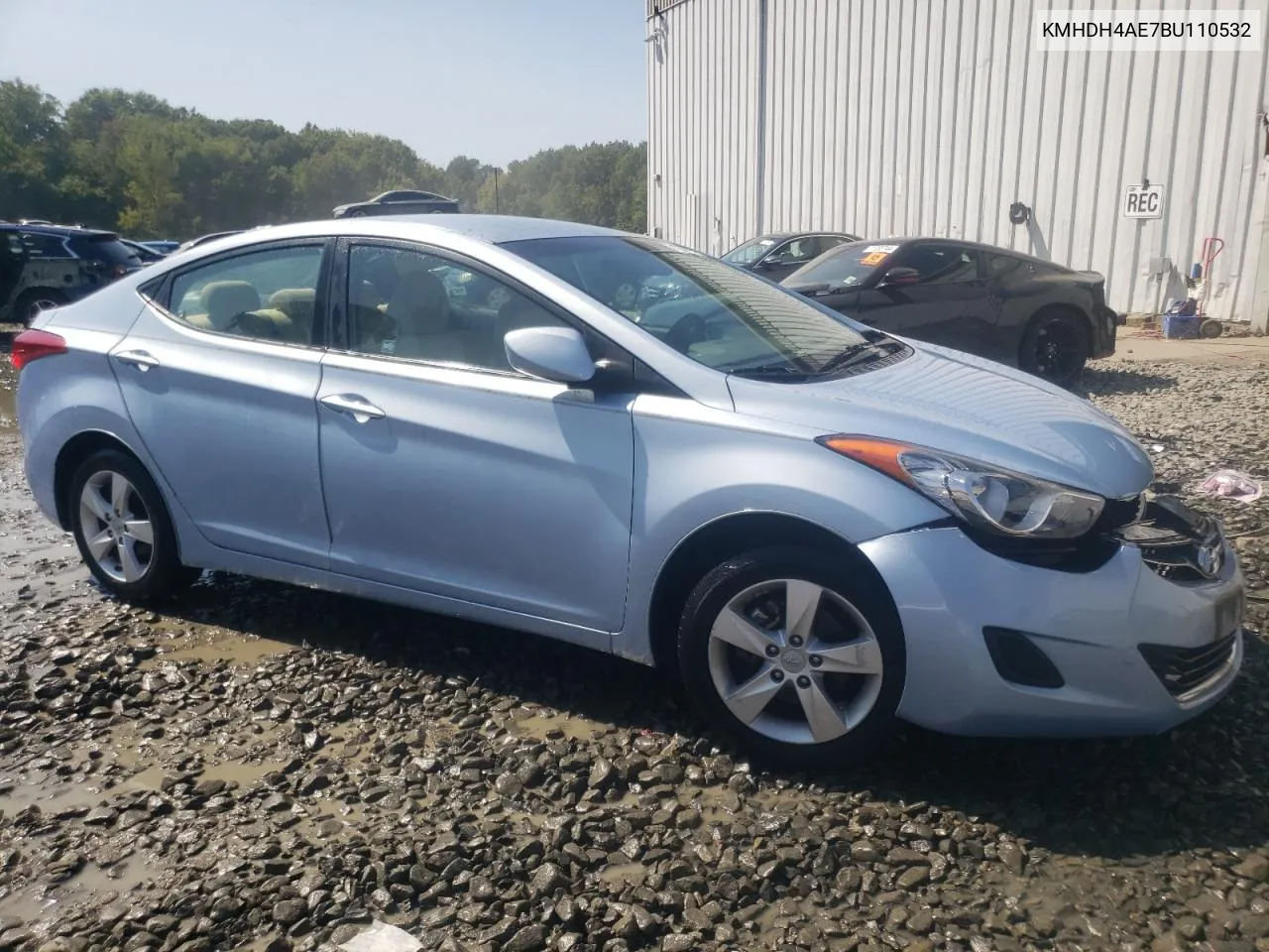 KMHDH4AE7BU110532 2011 Hyundai Elantra Gls