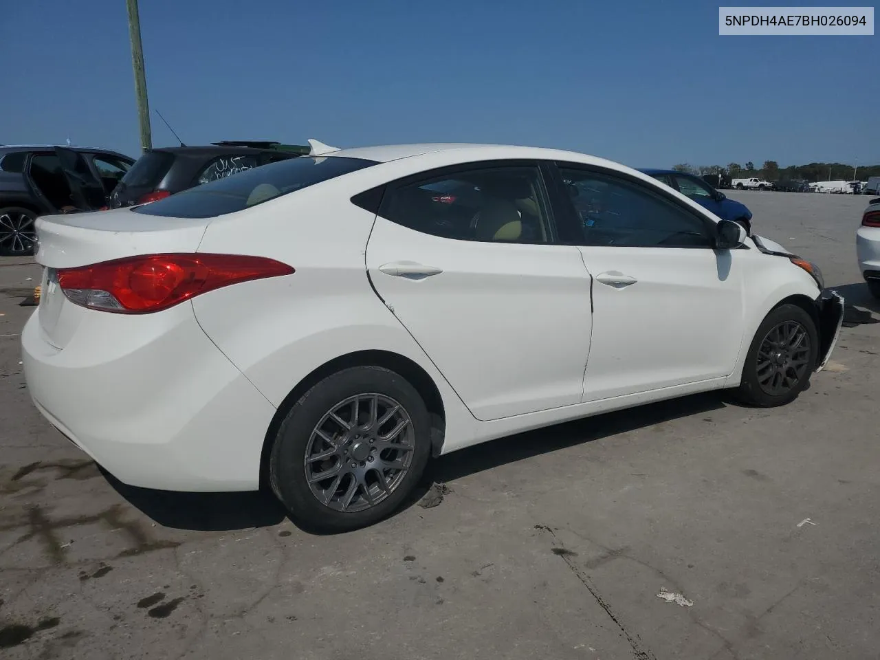 5NPDH4AE7BH026094 2011 Hyundai Elantra Gls