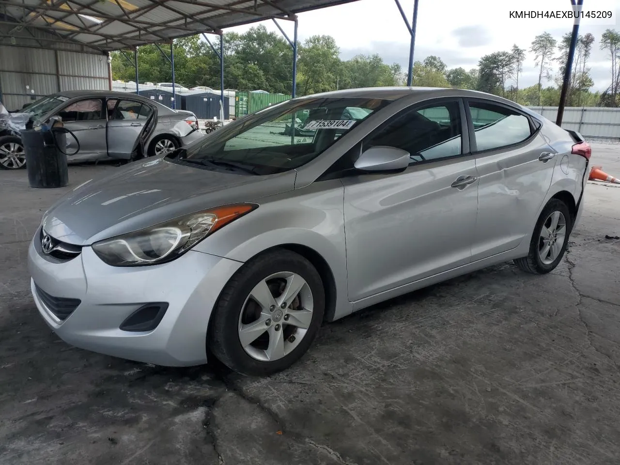 KMHDH4AEXBU145209 2011 Hyundai Elantra Gls