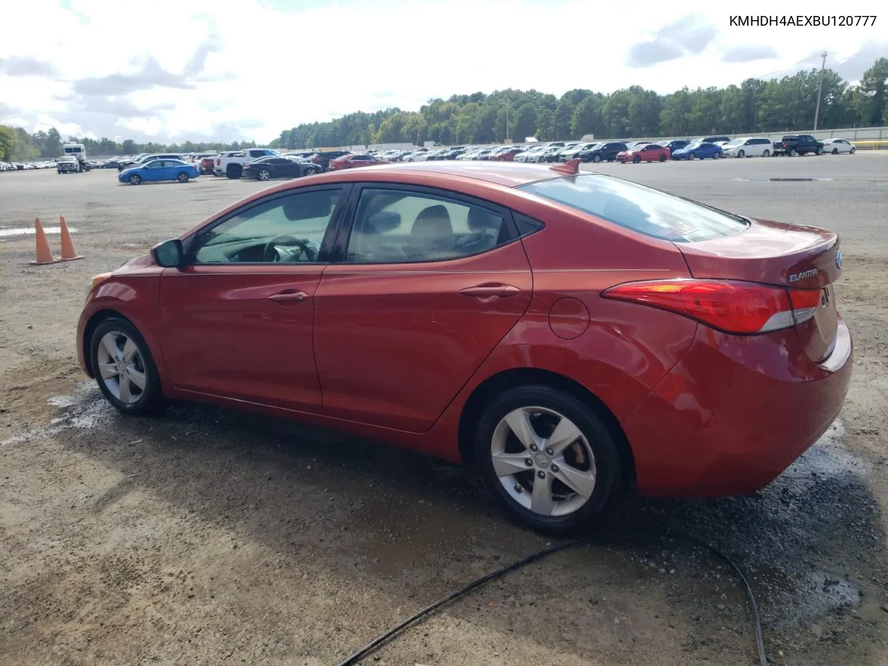 2011 Hyundai Elantra Gls VIN: KMHDH4AEXBU120777 Lot: 71629154