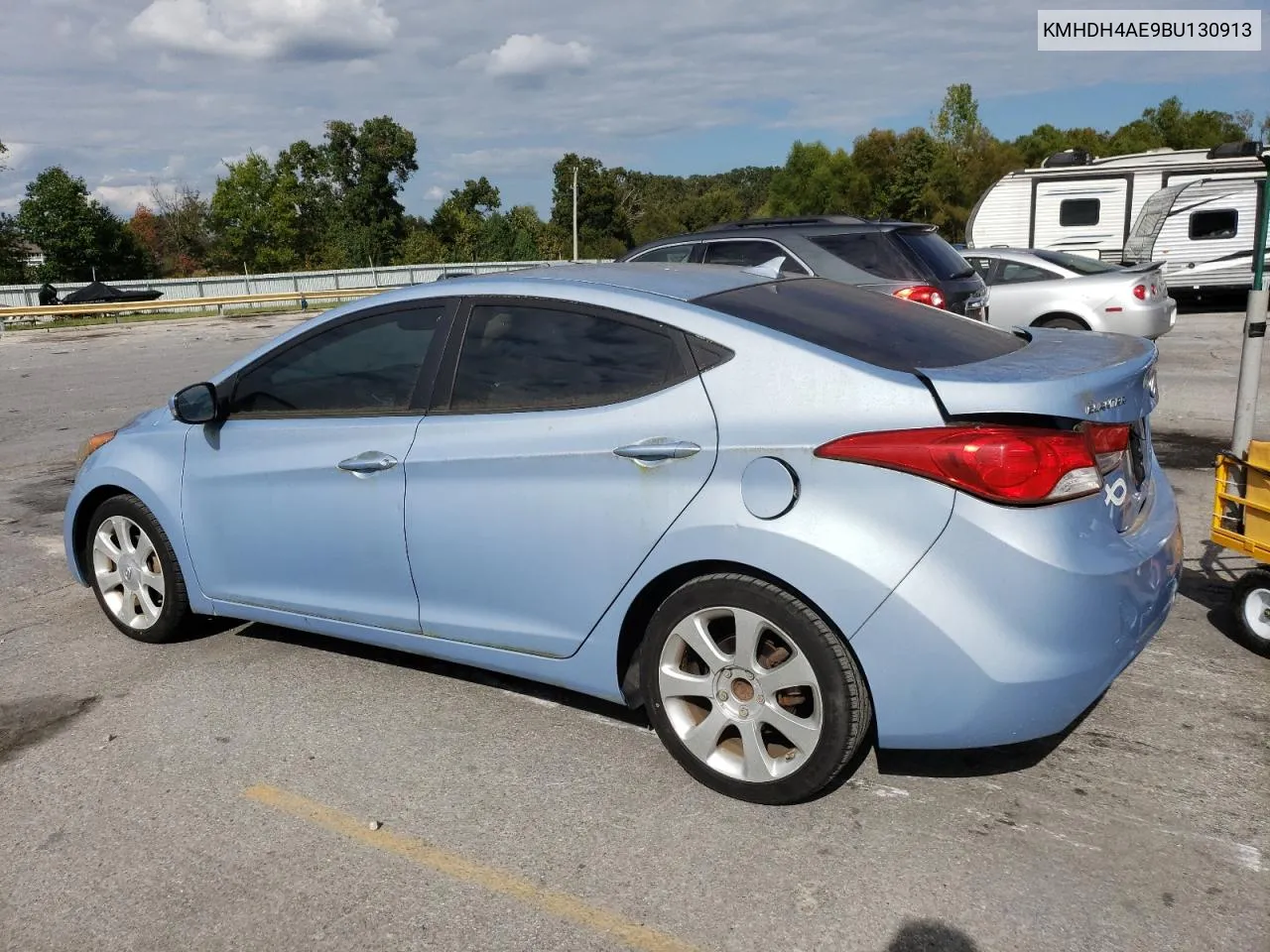 2011 Hyundai Elantra Gls VIN: KMHDH4AE9BU130913 Lot: 71802024