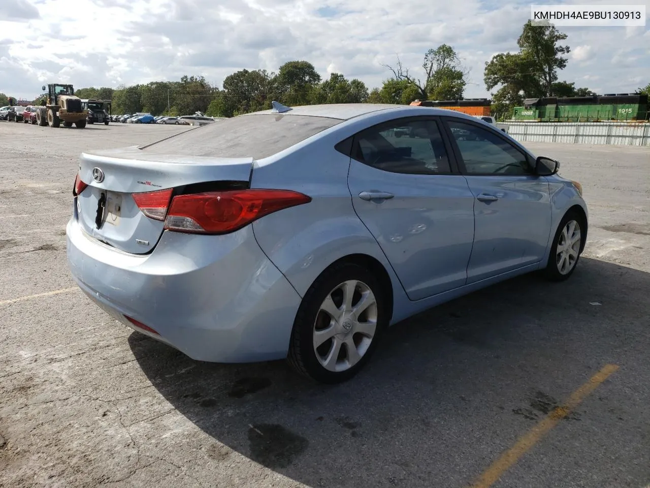 2011 Hyundai Elantra Gls VIN: KMHDH4AE9BU130913 Lot: 71802024