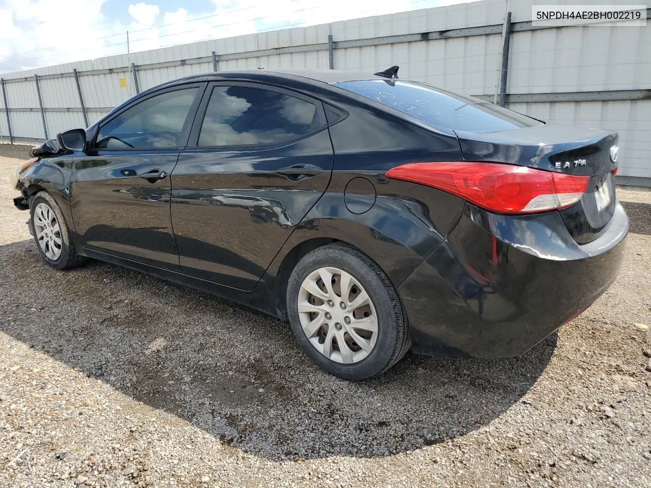 2011 Hyundai Elantra Gls VIN: 5NPDH4AE2BH002219 Lot: 71946744