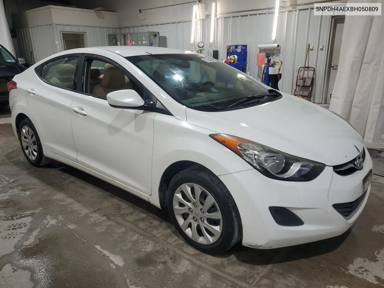 2011 Hyundai Elantra Gls VIN: 5NPDH4AEXBH050809 Lot: 72250194