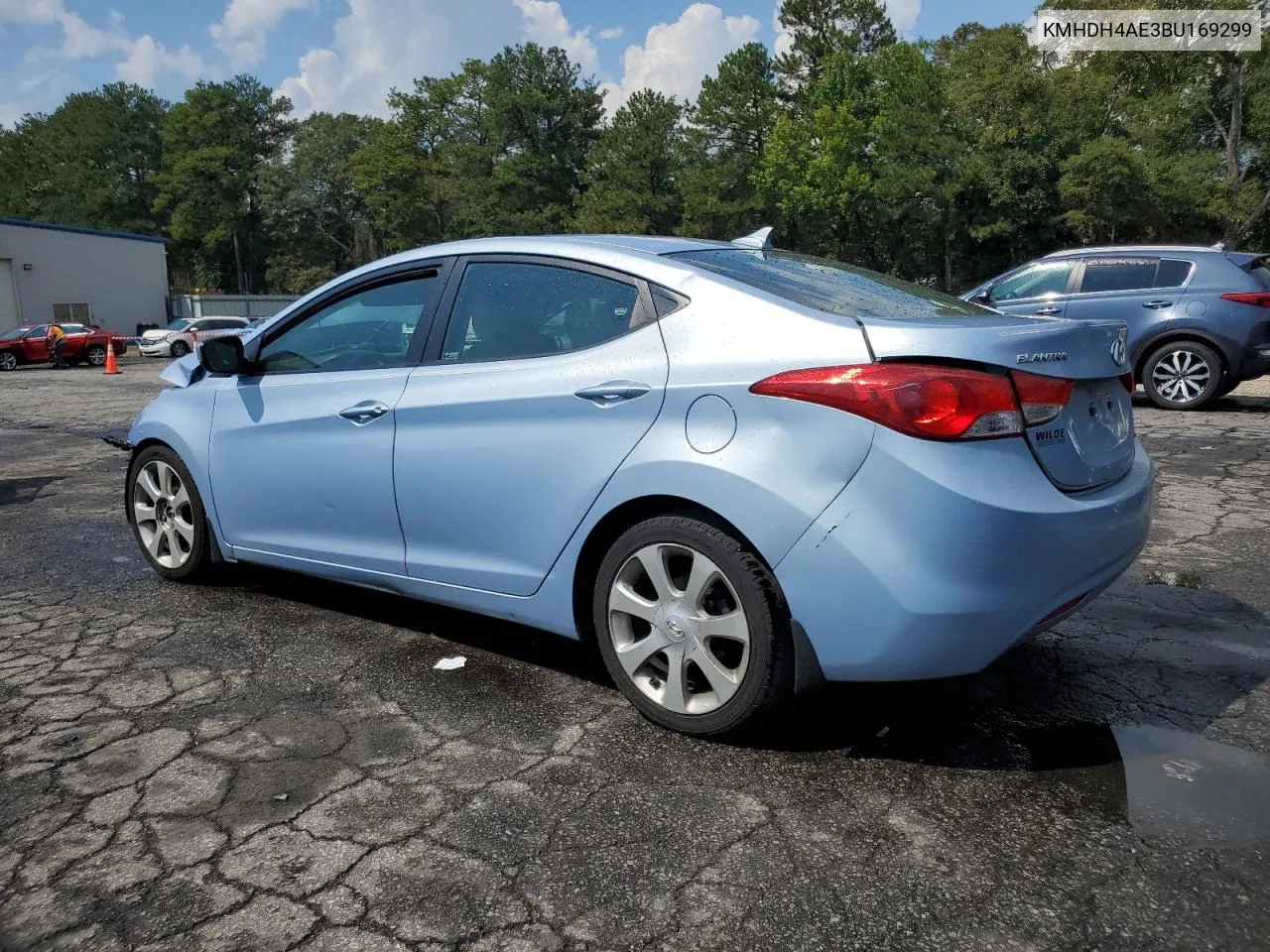 2011 Hyundai Elantra Gls VIN: KMHDH4AE3BU169299 Lot: 72466084