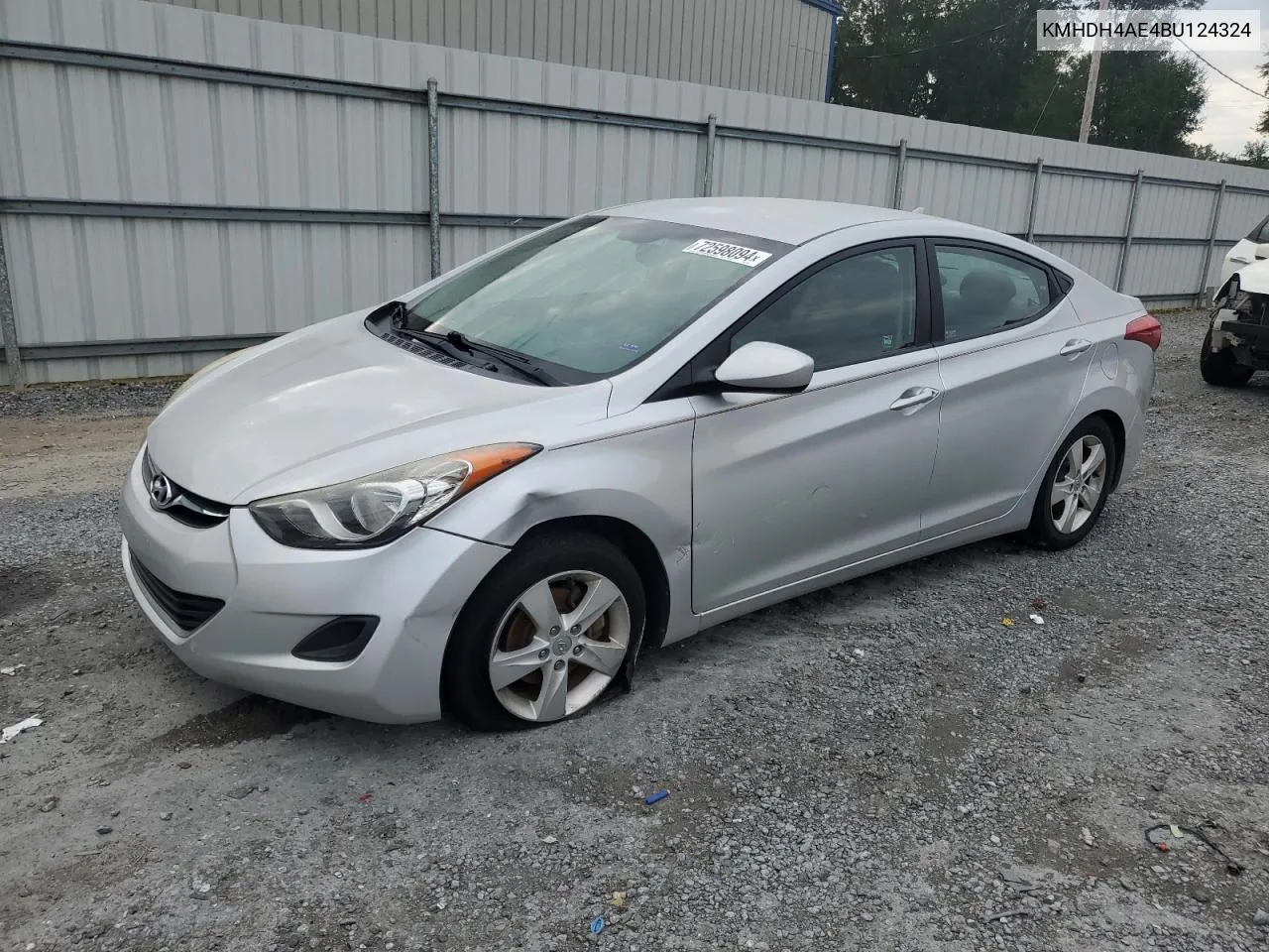 KMHDH4AE4BU124324 2011 Hyundai Elantra Gls