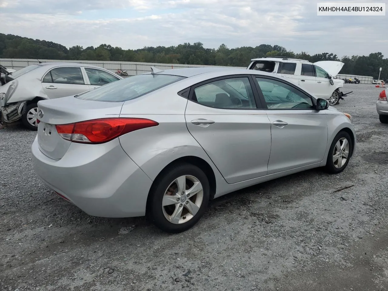 2011 Hyundai Elantra Gls VIN: KMHDH4AE4BU124324 Lot: 72598094