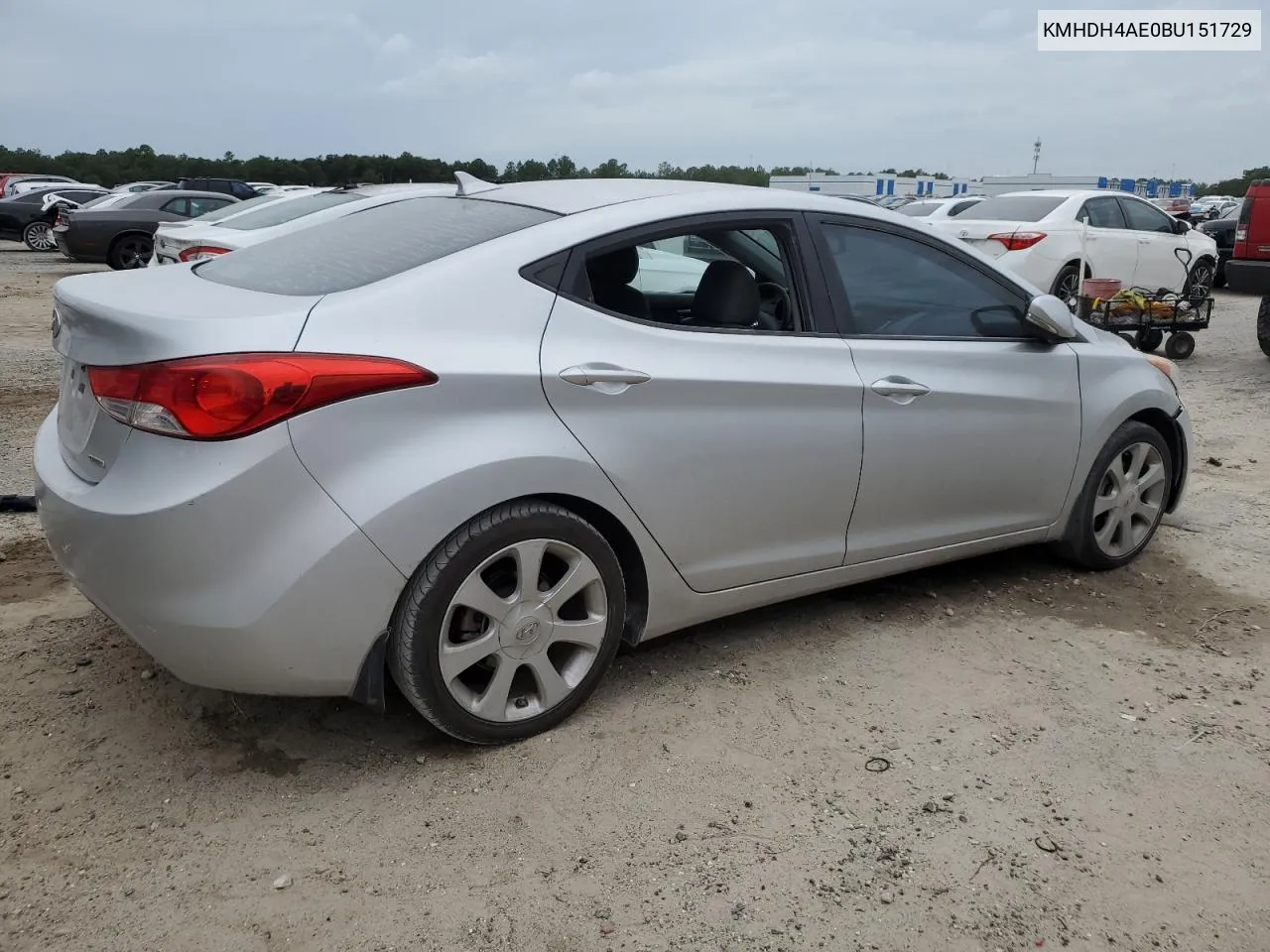 2011 Hyundai Elantra Gls VIN: KMHDH4AE0BU151729 Lot: 72813754