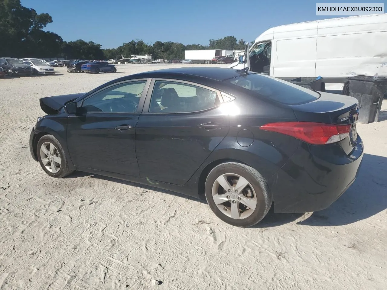 KMHDH4AEXBU092303 2011 Hyundai Elantra Gls