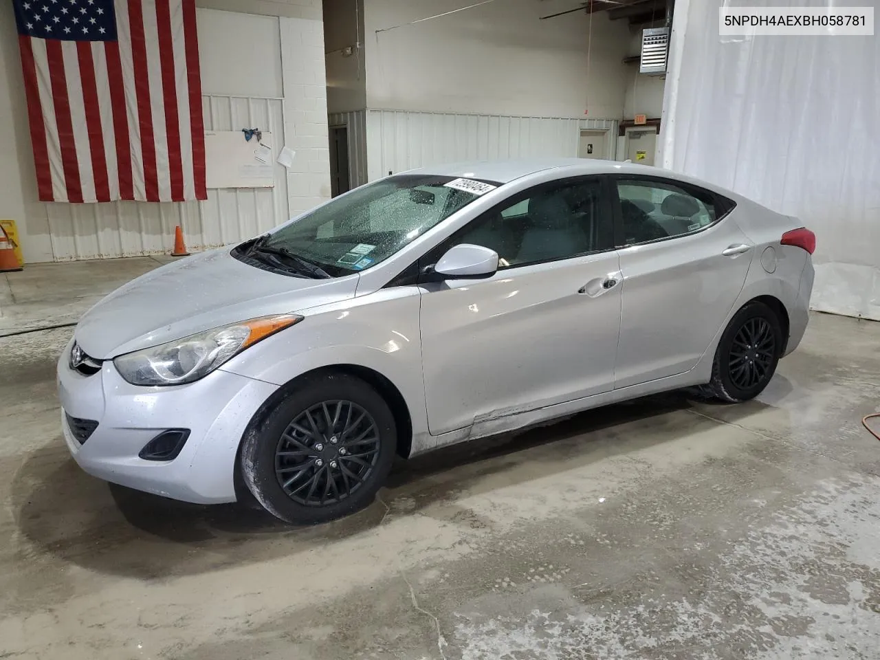 2011 Hyundai Elantra Gls VIN: 5NPDH4AEXBH058781 Lot: 72990464