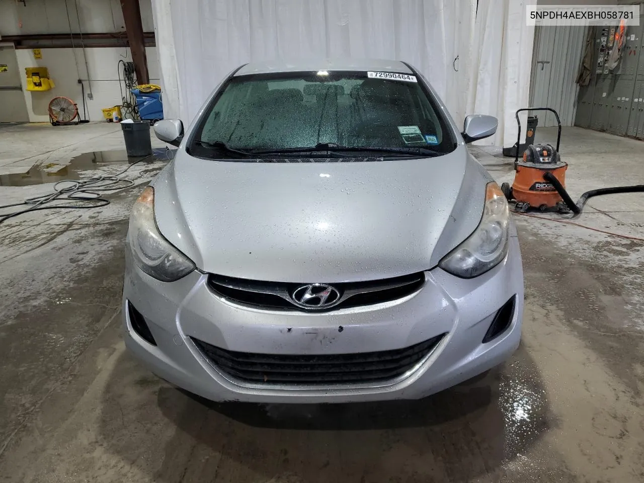 2011 Hyundai Elantra Gls VIN: 5NPDH4AEXBH058781 Lot: 72990464