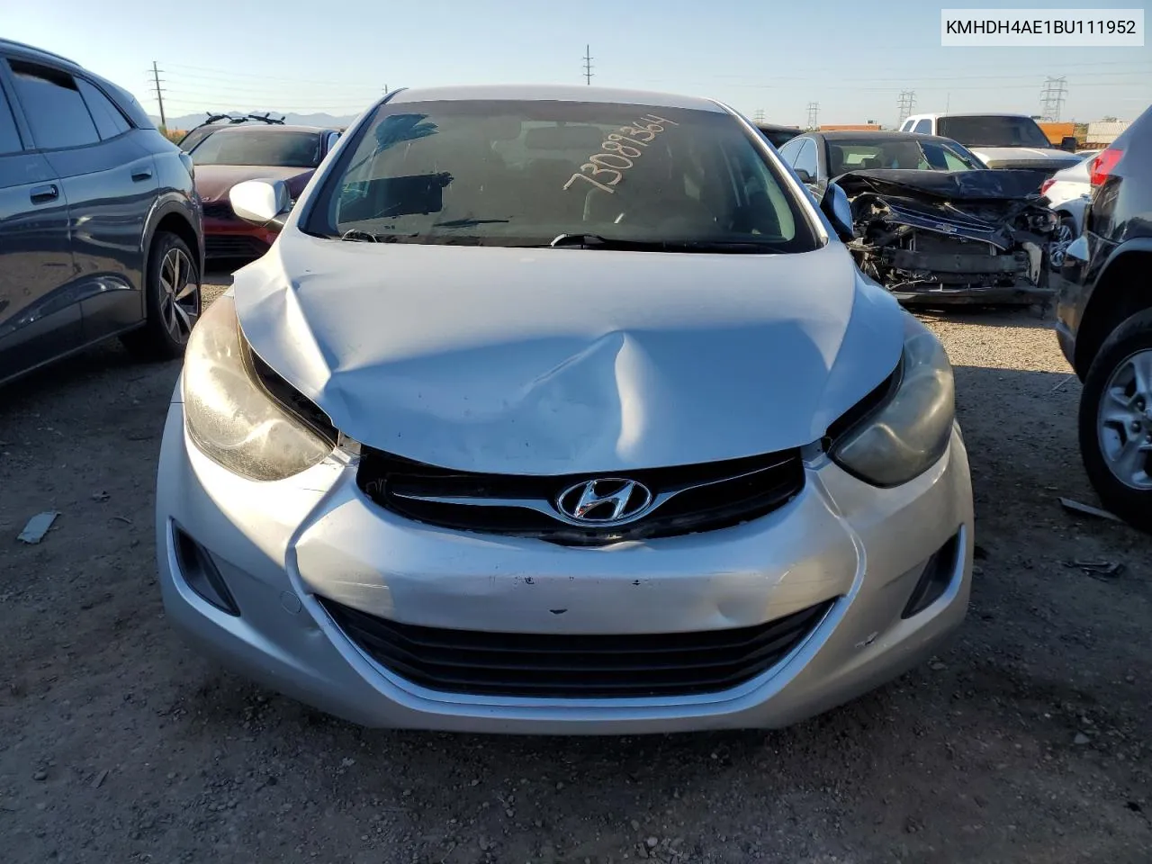 2011 Hyundai Elantra Gls VIN: KMHDH4AE1BU111952 Lot: 73089364