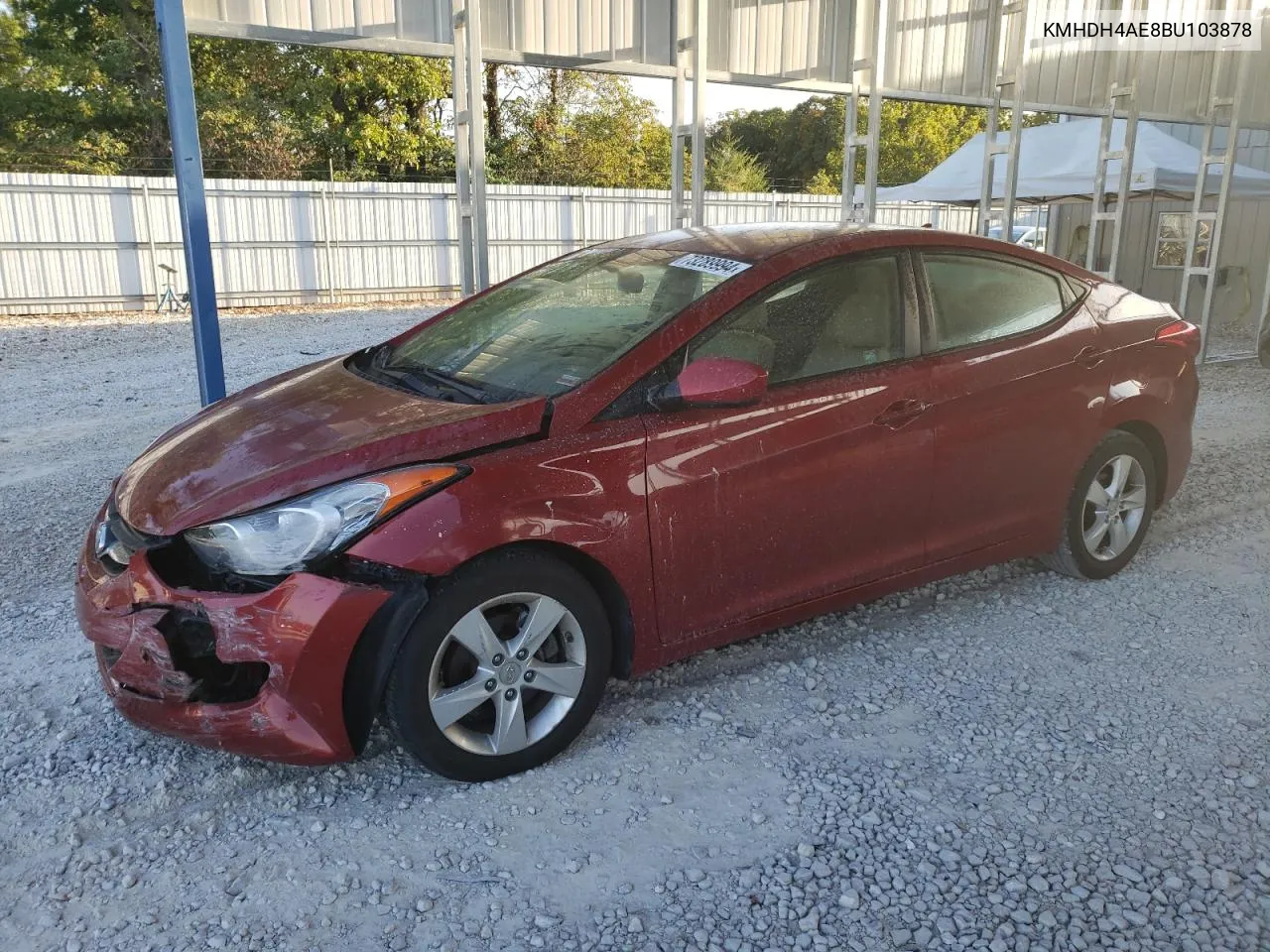 2011 Hyundai Elantra Gls VIN: KMHDH4AE8BU103878 Lot: 73289994