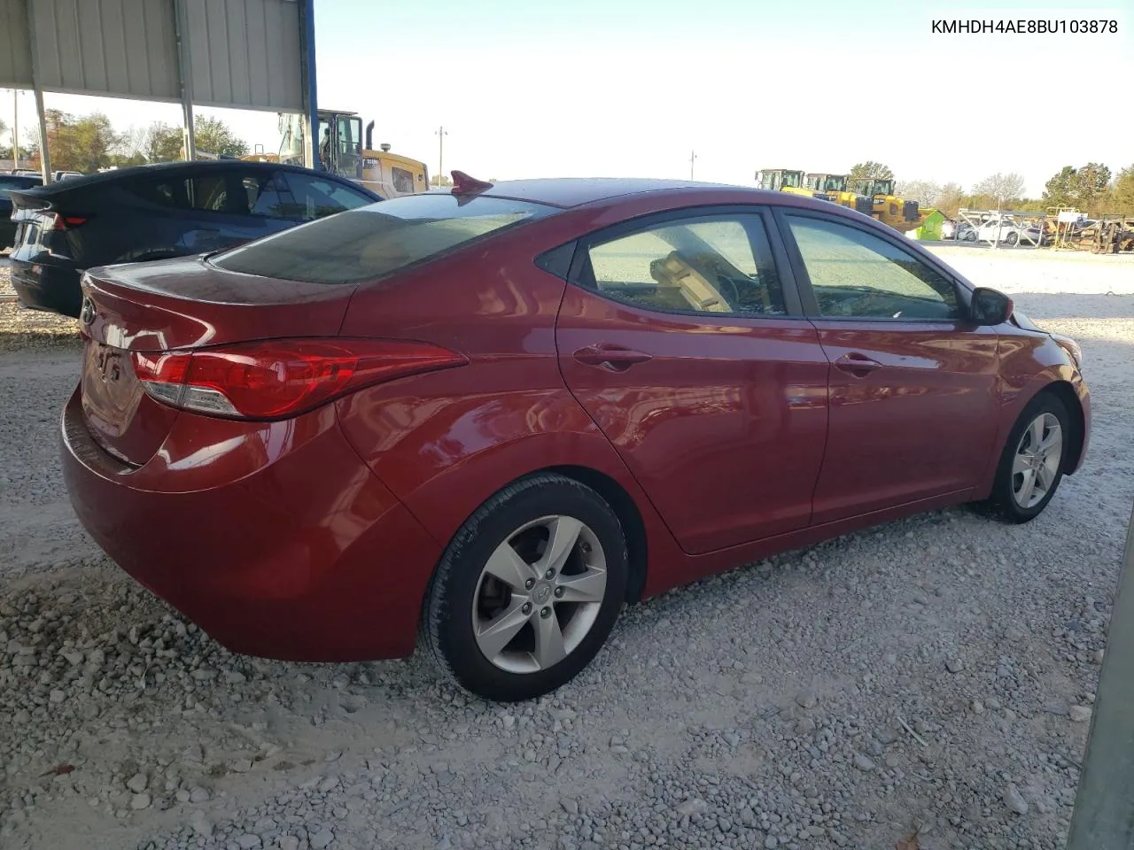 KMHDH4AE8BU103878 2011 Hyundai Elantra Gls