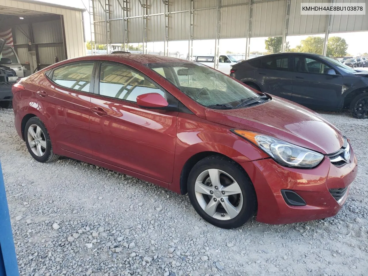 2011 Hyundai Elantra Gls VIN: KMHDH4AE8BU103878 Lot: 73289994