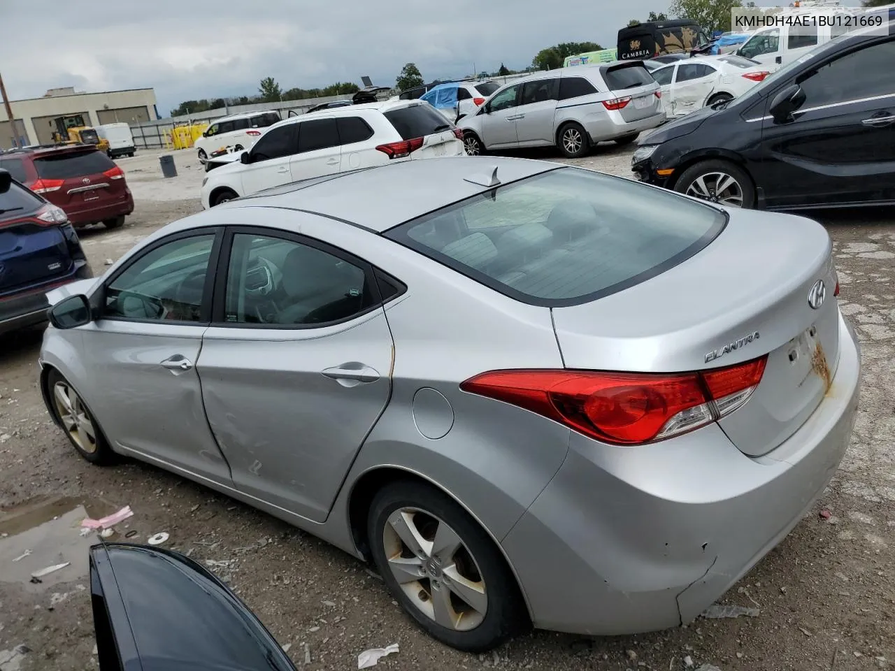 KMHDH4AE1BU121669 2011 Hyundai Elantra Gls