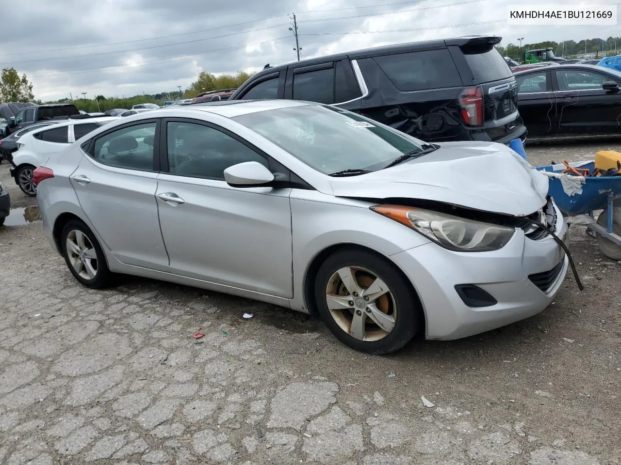 KMHDH4AE1BU121669 2011 Hyundai Elantra Gls