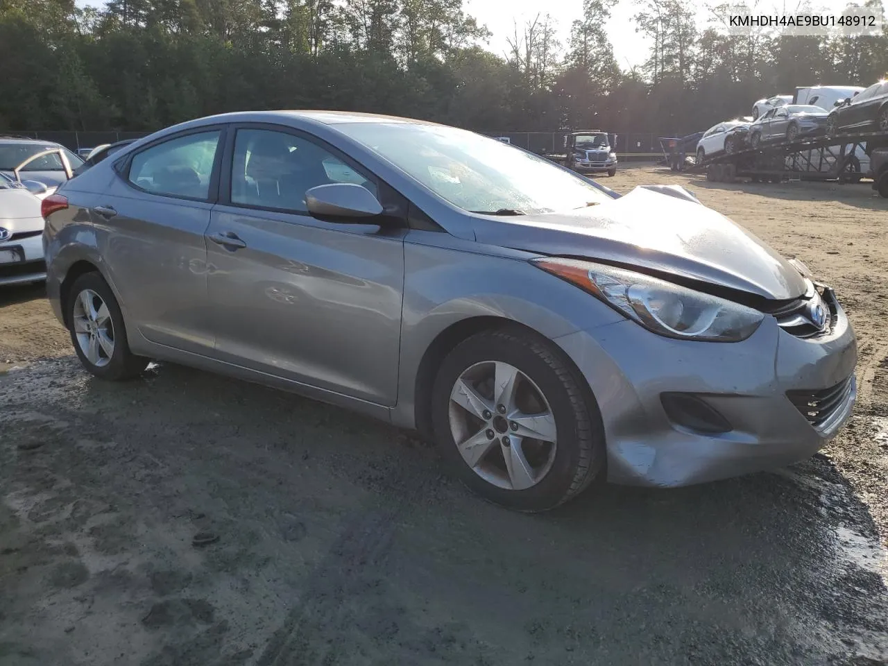 KMHDH4AE9BU148912 2011 Hyundai Elantra Gls