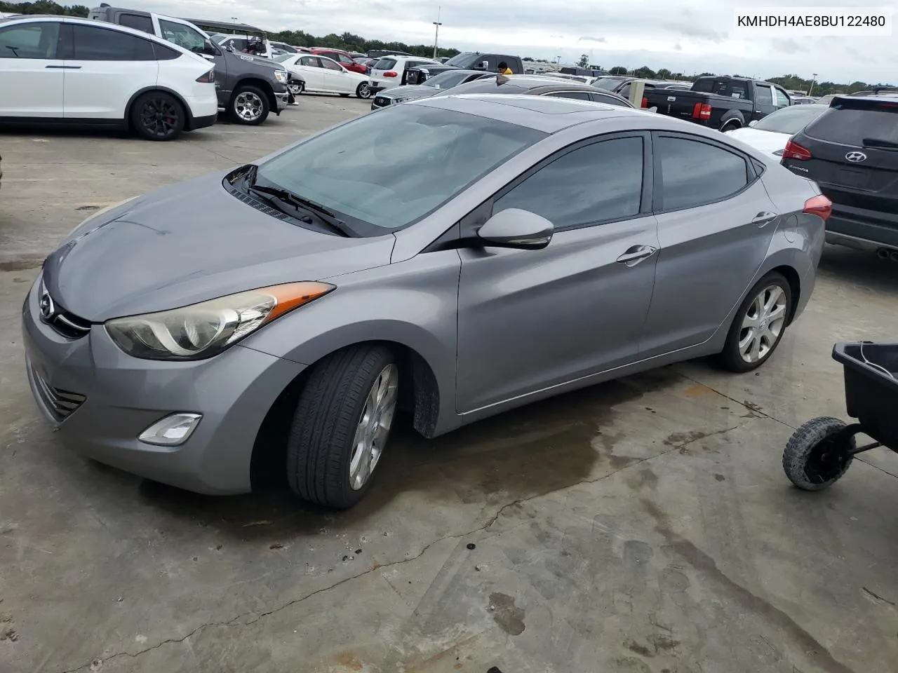 2011 Hyundai Elantra Gls VIN: KMHDH4AE8BU122480 Lot: 74035024