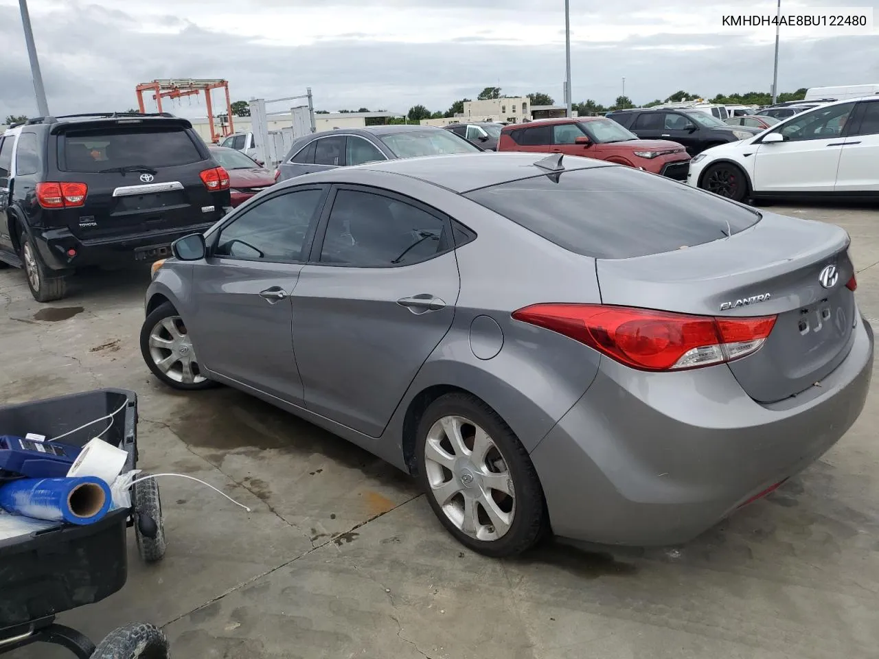 2011 Hyundai Elantra Gls VIN: KMHDH4AE8BU122480 Lot: 74035024