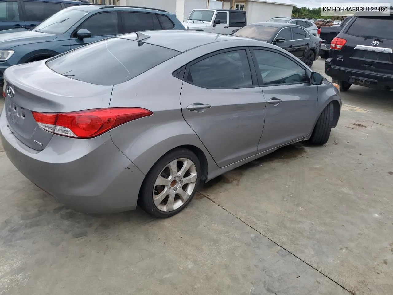 2011 Hyundai Elantra Gls VIN: KMHDH4AE8BU122480 Lot: 74035024