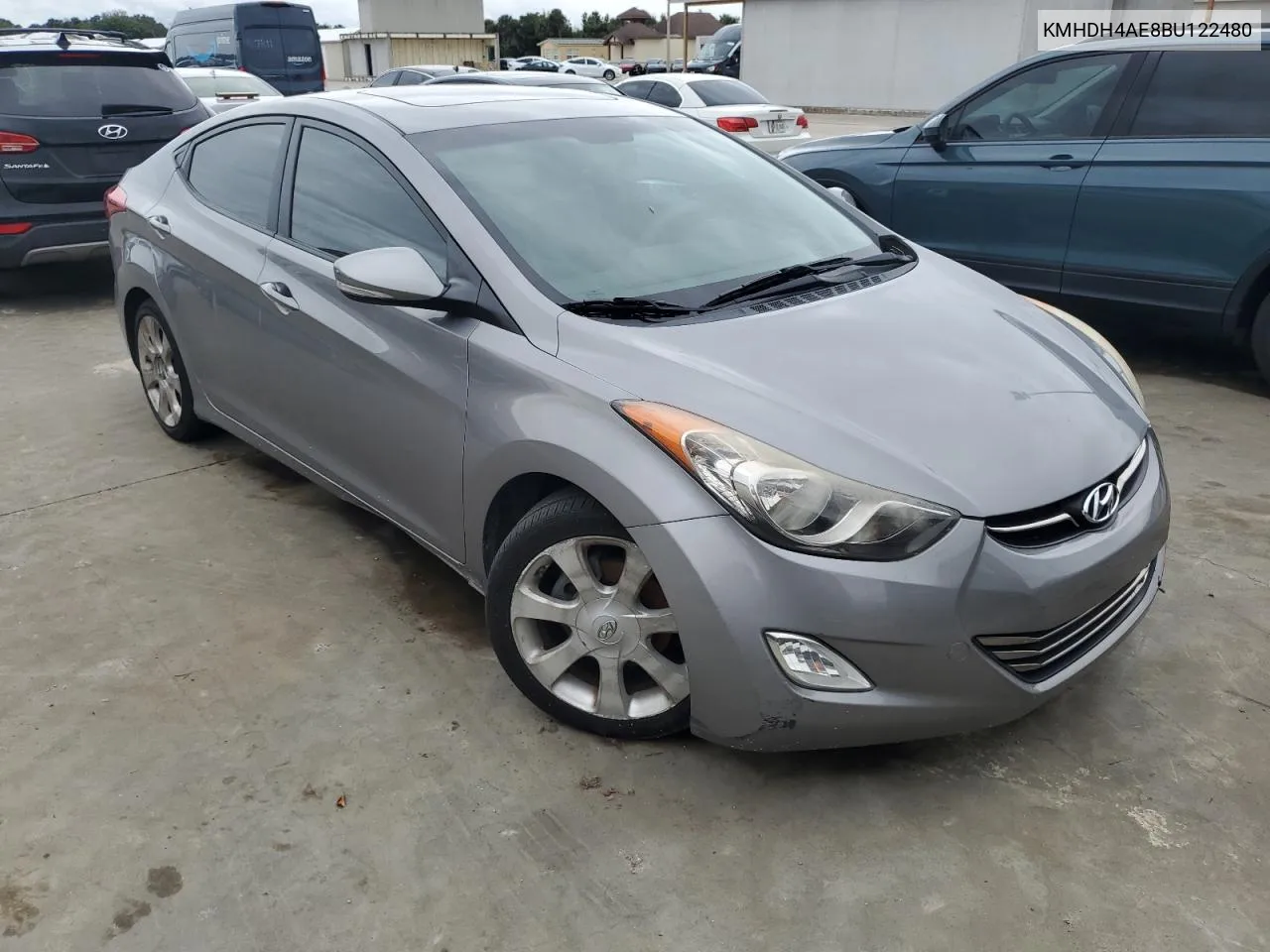 2011 Hyundai Elantra Gls VIN: KMHDH4AE8BU122480 Lot: 74035024