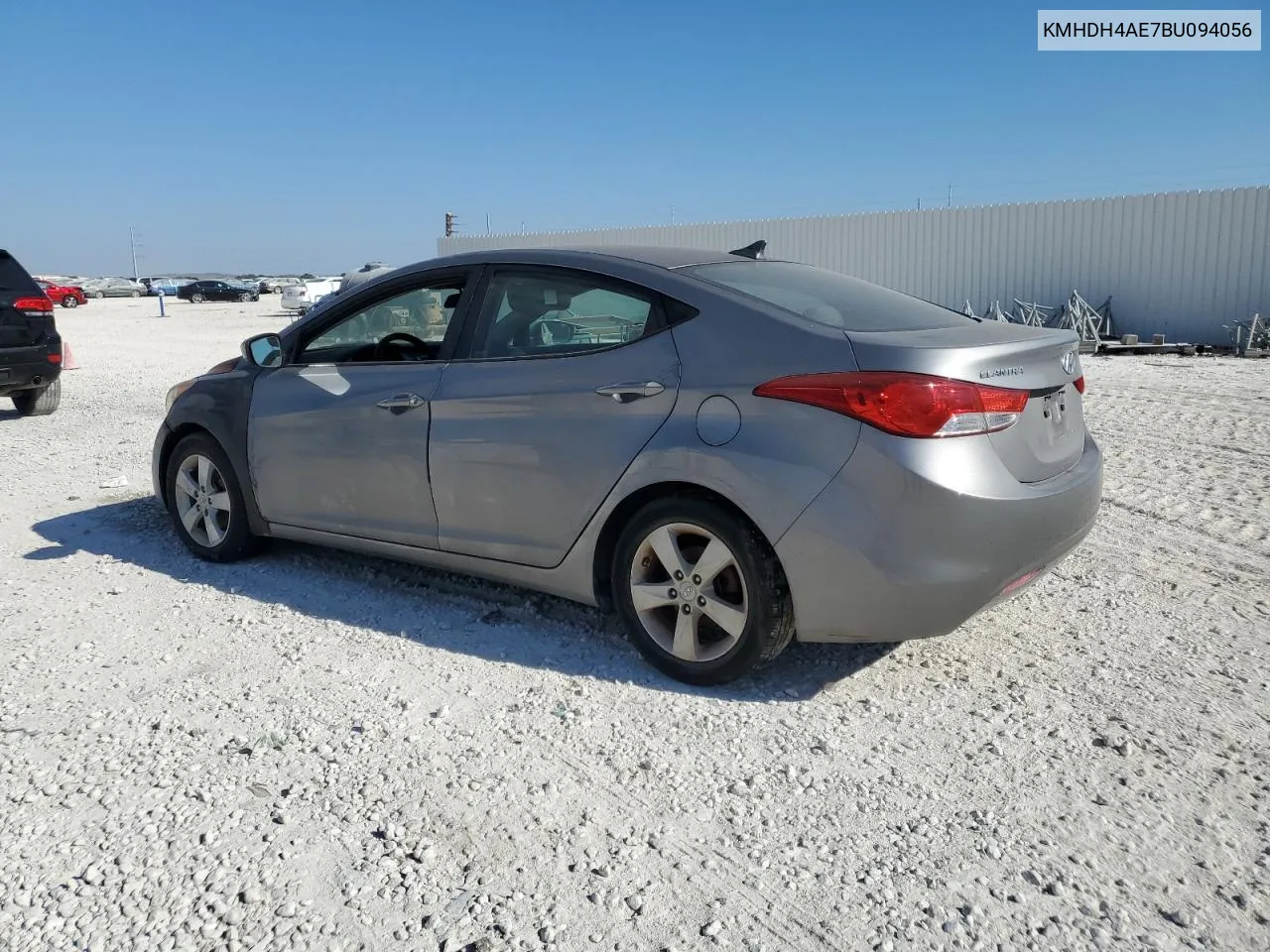 2011 Hyundai Elantra Gls VIN: KMHDH4AE7BU094056 Lot: 74481894