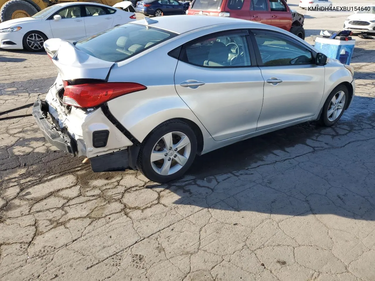 KMHDH4AEXBU154640 2011 Hyundai Elantra Gls