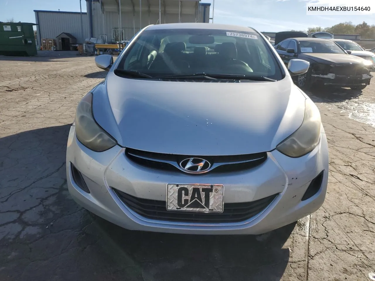 KMHDH4AEXBU154640 2011 Hyundai Elantra Gls