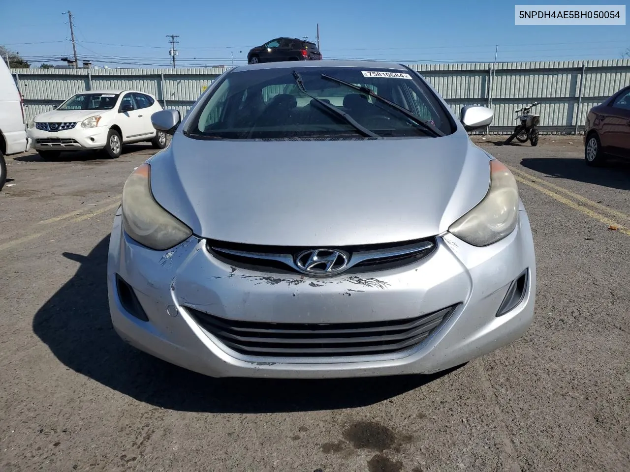 2011 Hyundai Elantra Gls VIN: 5NPDH4AE5BH050054 Lot: 75810684