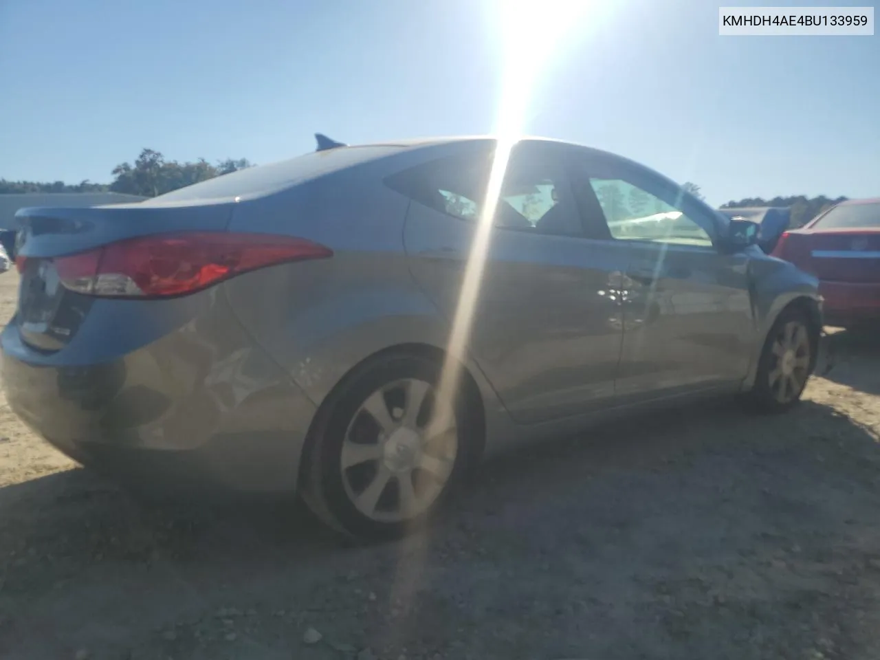 2011 Hyundai Elantra Gls VIN: KMHDH4AE4BU133959 Lot: 75889684