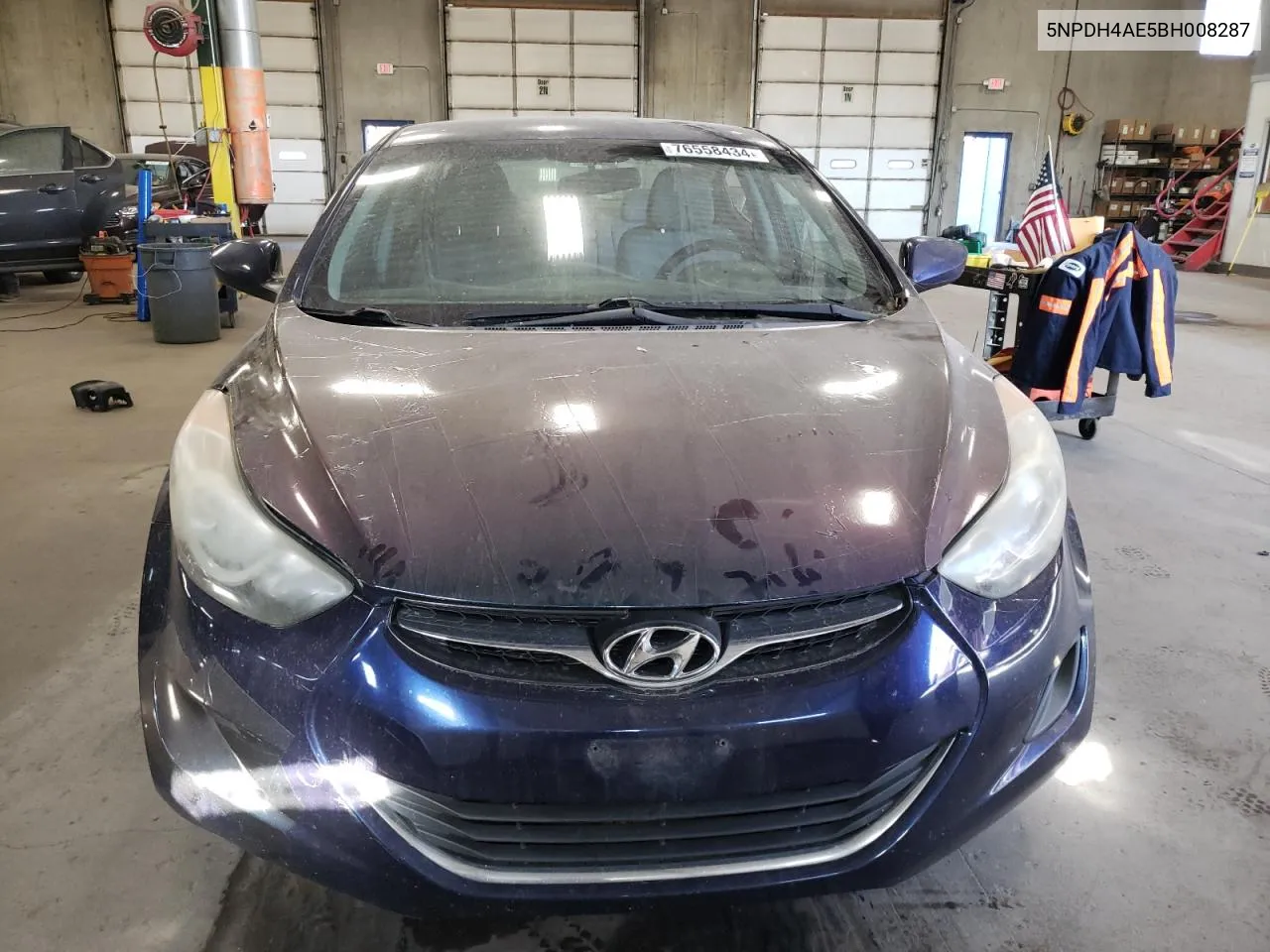 2011 Hyundai Elantra Gls VIN: 5NPDH4AE5BH008287 Lot: 76558434