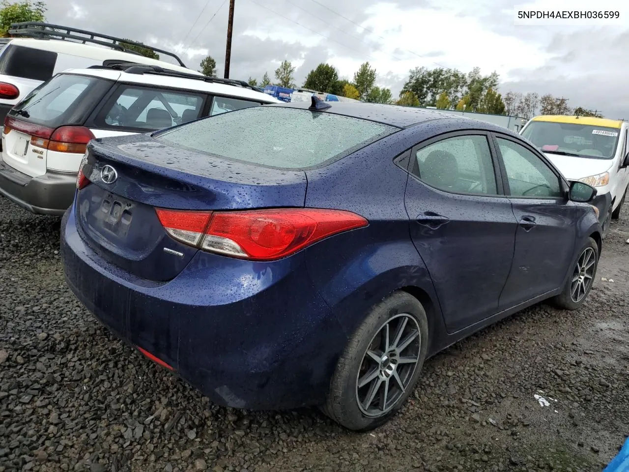 2011 Hyundai Elantra Gls VIN: 5NPDH4AEXBH036599 Lot: 77121684