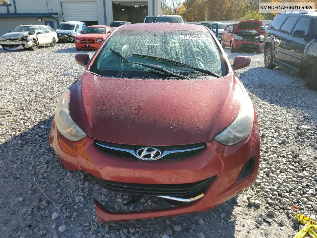 2011 Hyundai Elantra Gls VIN: KMHDH4AE6BU169989 Lot: 77159054