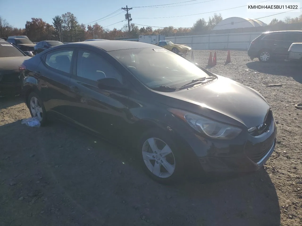 2011 Hyundai Elantra Gls VIN: KMHDH4AE5BU114322 Lot: 77322784