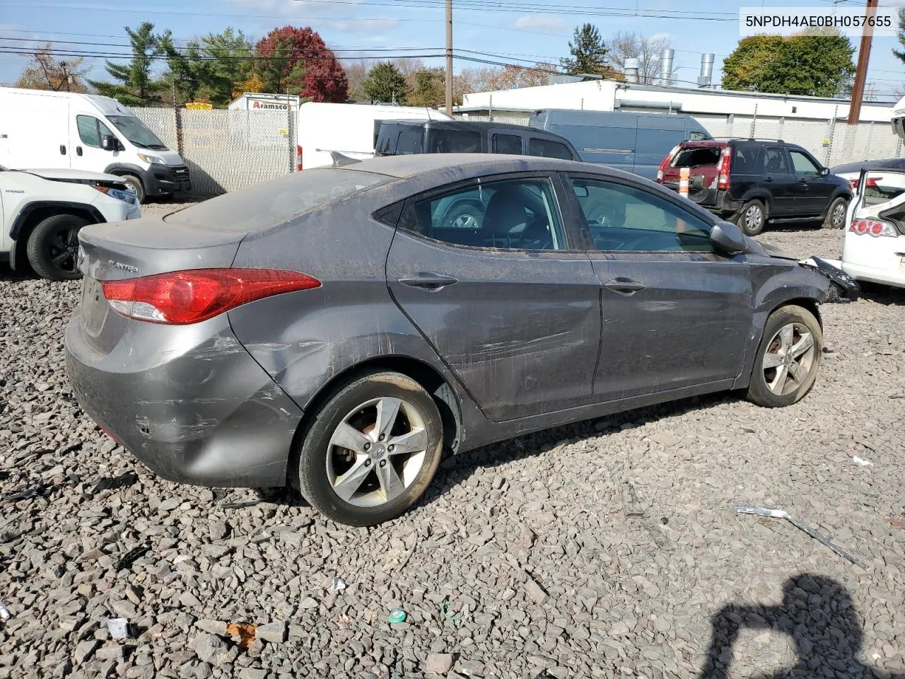 2011 Hyundai Elantra Gls VIN: 5NPDH4AE0BH057655 Lot: 79007204