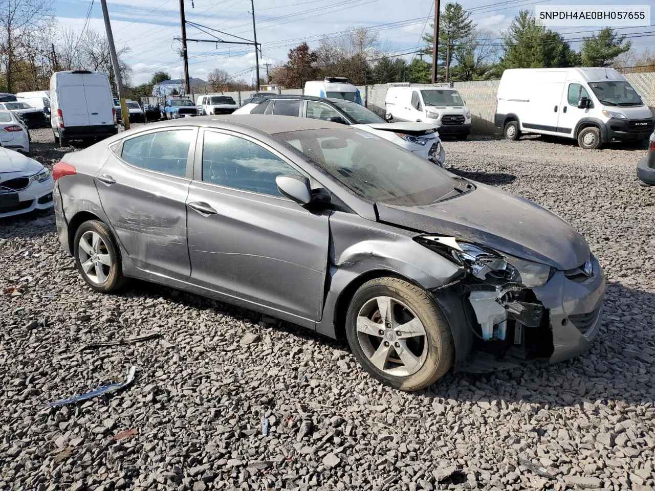 2011 Hyundai Elantra Gls VIN: 5NPDH4AE0BH057655 Lot: 79007204