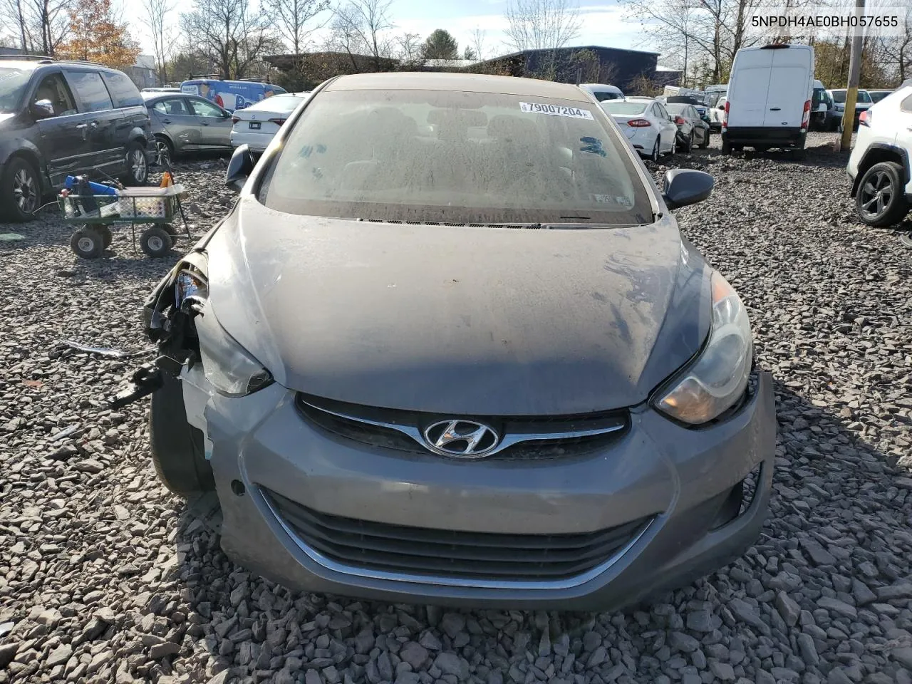 2011 Hyundai Elantra Gls VIN: 5NPDH4AE0BH057655 Lot: 79007204