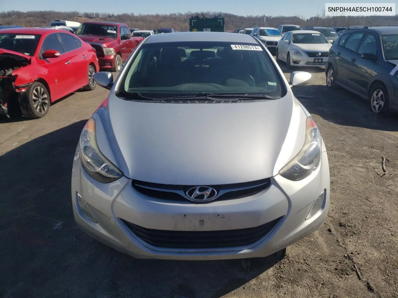 2012 Hyundai Elantra Gls VIN: 5NPDH4AE5CH100744 Lot: 49165384