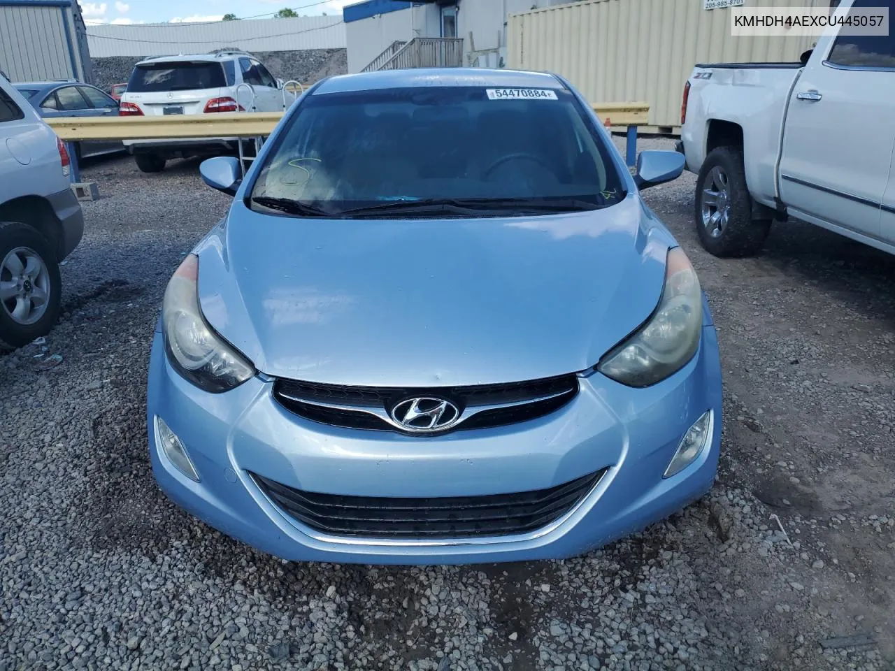 KMHDH4AEXCU445057 2012 Hyundai Elantra Gls