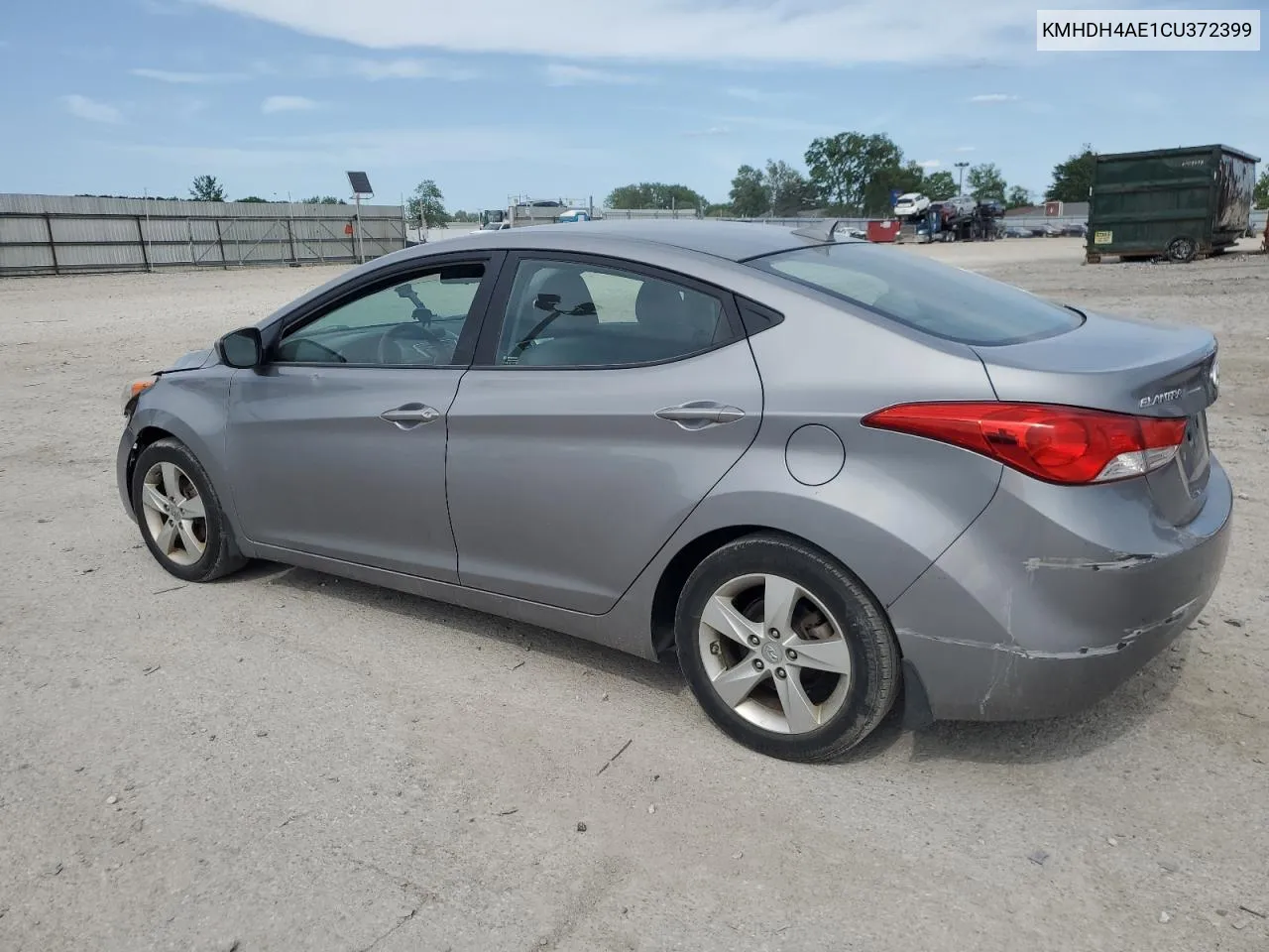 KMHDH4AE1CU372399 2012 Hyundai Elantra Gls